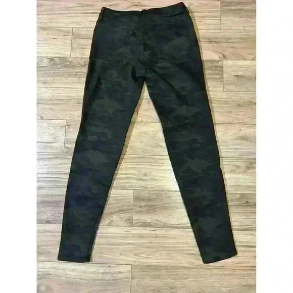 Zara Basic Jeans Women's 2 (approx 27x28) Camo Z1975 Skinny Zipper pockets - Picture 2 of 6